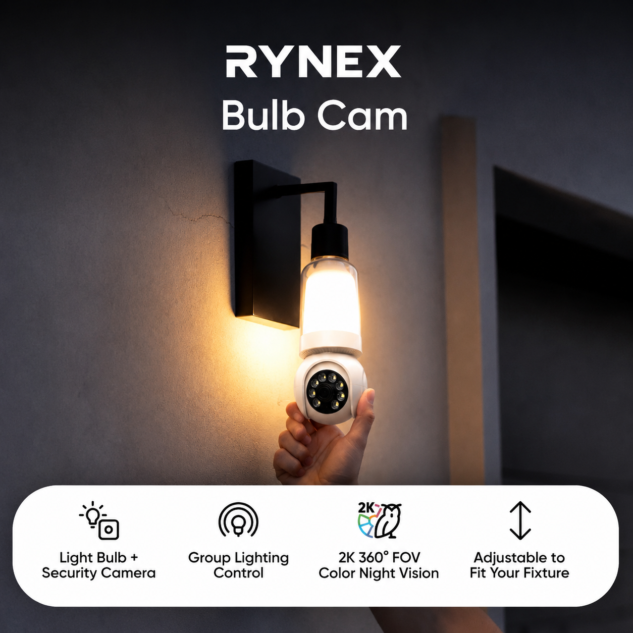 Rynex™ 360° Bulb Cam